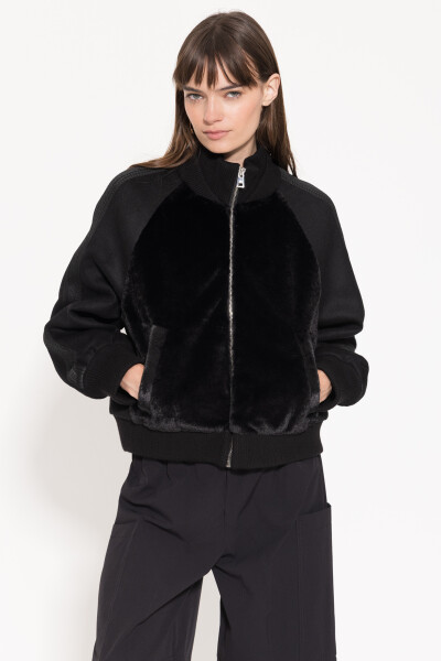 BOMBER BRUNA Negro