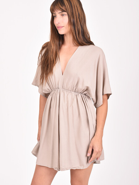 MONOPRENDA CORTA BEIGE CLARO