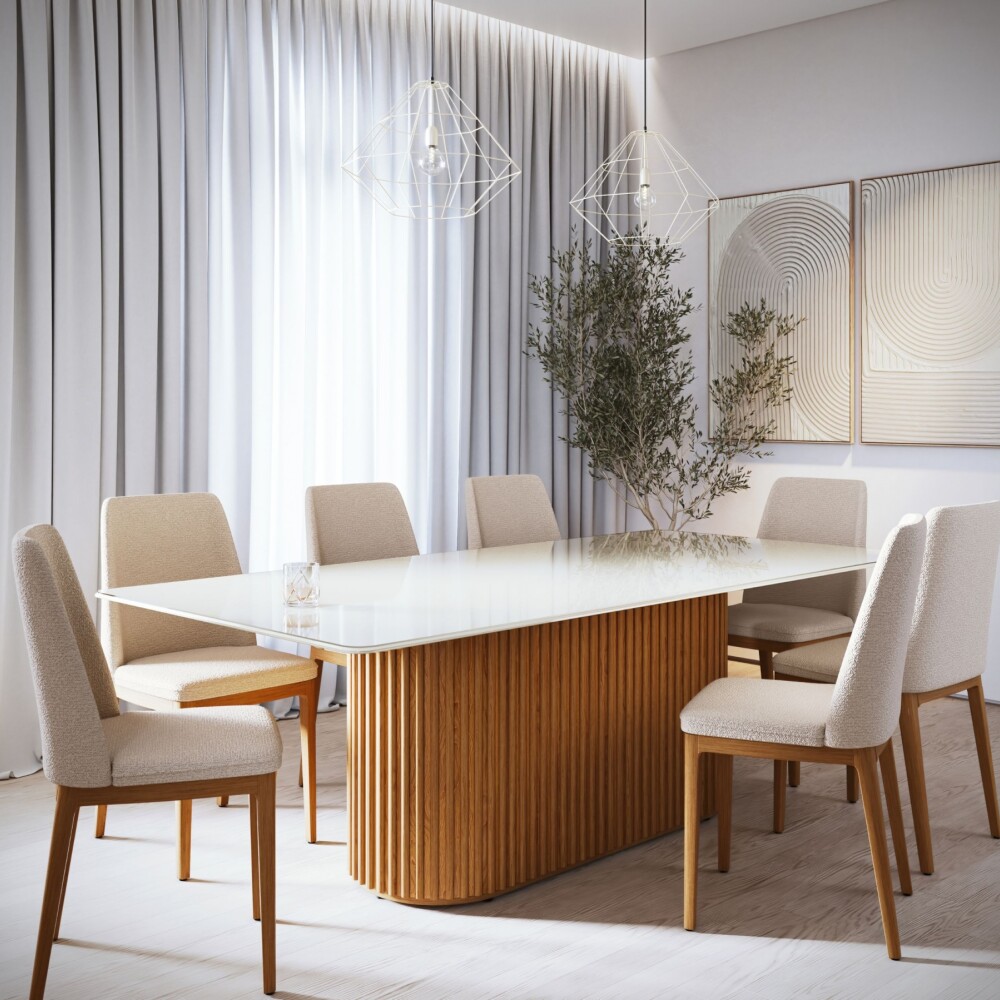 Silla de Comedor City - Línea Manhattan - Boucle/Natural Silla de Comedor City - Línea Manhattan - Boucle/Natural