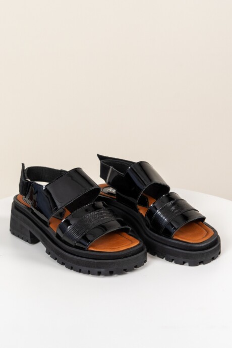 SANDALIA NEW CHAMONIX Negro