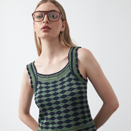 TOP EVARISTO Azul Marino