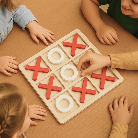 Juego de mesa TATETI XXL Blanco Y Rojo