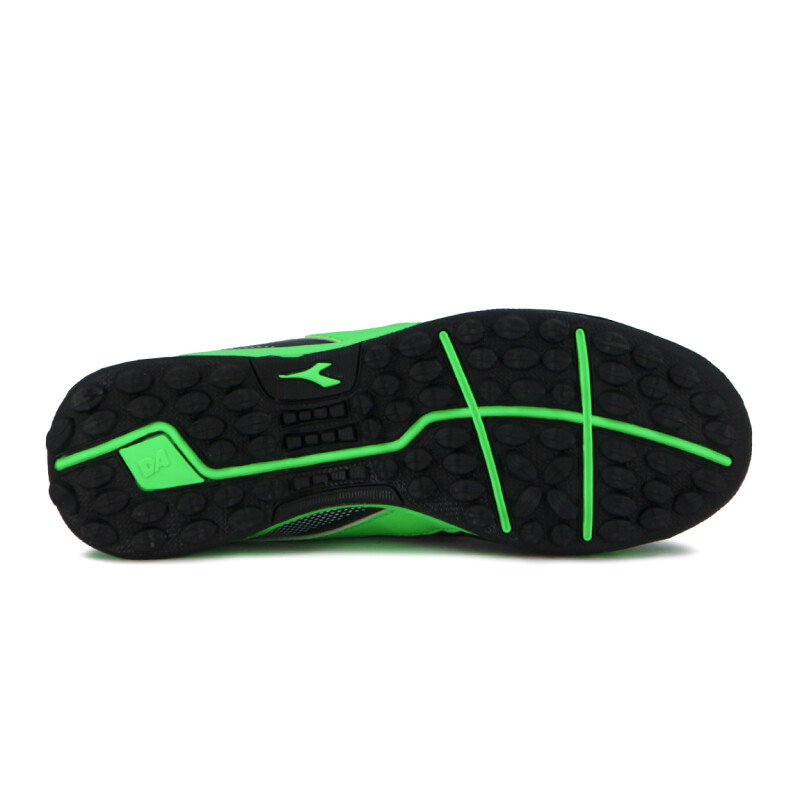 Diadora Futbol Tifosi TF Junior - Negro-Verde Fluo Negro-Verde Fluo