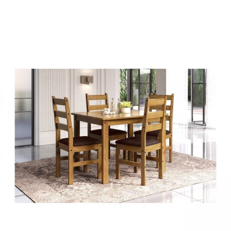 Juego De Comedor 4 Sillas Tapizado Cera Bella Brasil Sm-gb Juego De Comedor 4 Sillas Tapizado Cera Bella Brasil Sm-gb