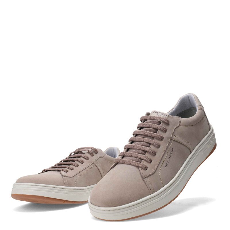 Championes de Hombre Freeway Casual EVO02 Taupe (Nobuk)