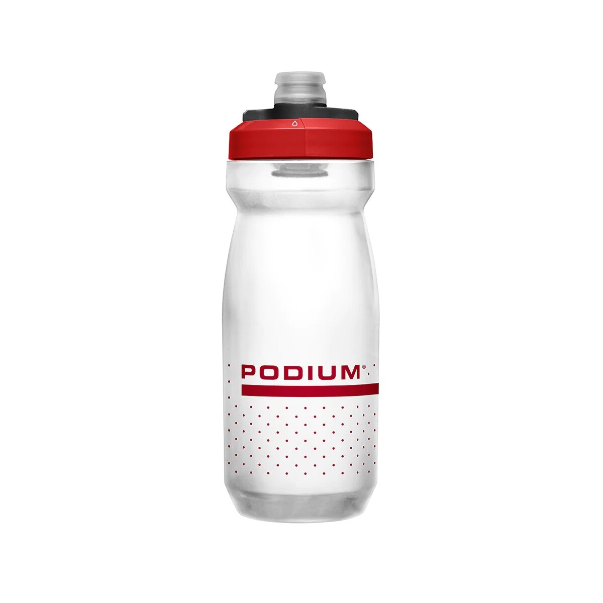 Botella Podium 600ml - Rojo - Blanco / Rojo 