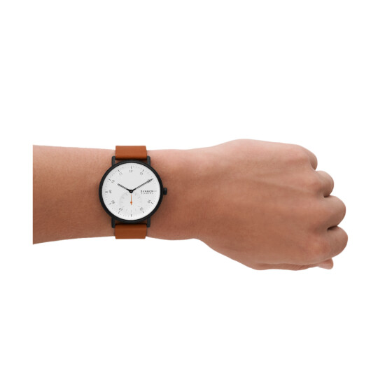 RELOJ SKAGEN FASHION ACERO CUERO MARRON 0
