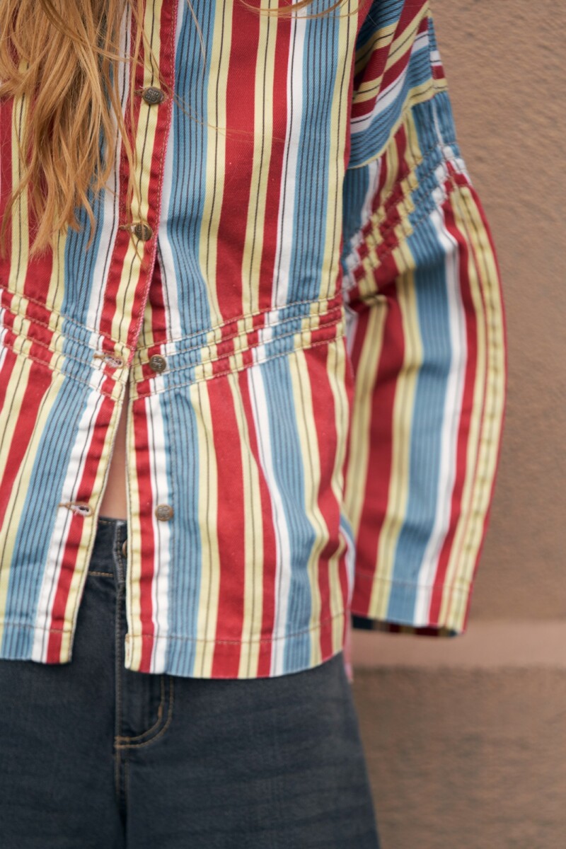 Camisa Mao Estampado Rojo