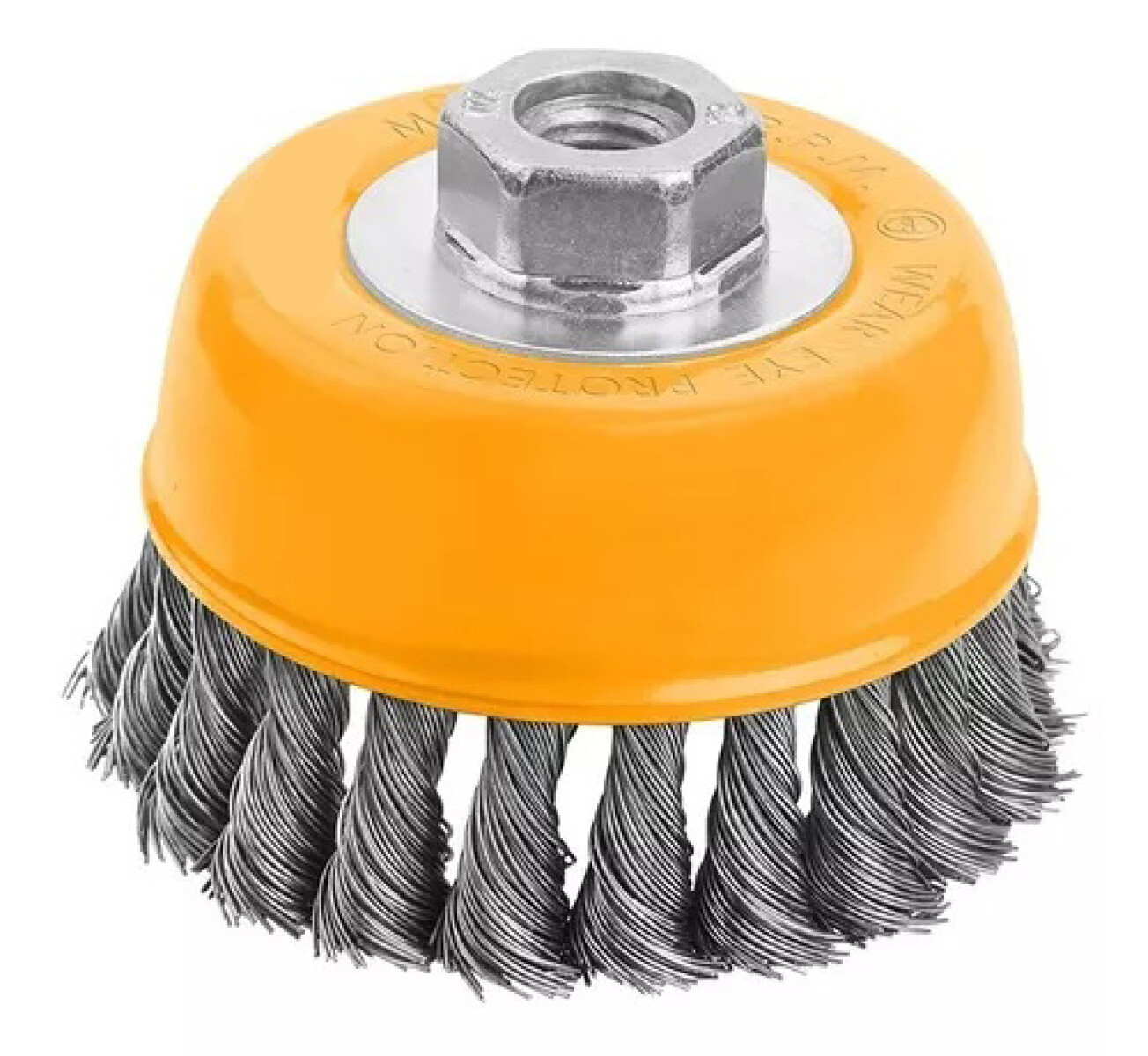 TOLSEN CEPILLO COPA TRENZADO AMOLADORA 100MM 
