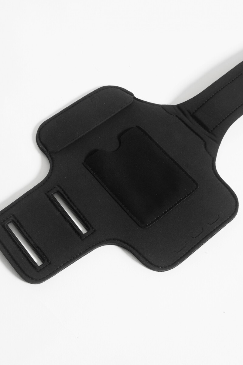 Porta celular para brazo negro