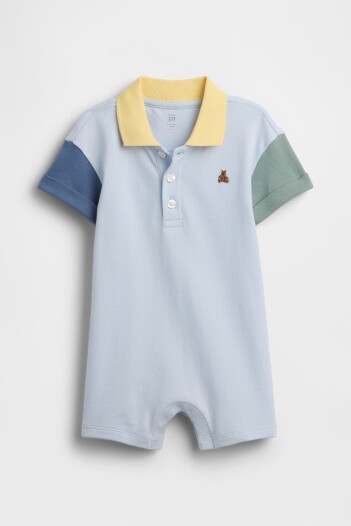 Enterito Polo Bebé Colorblock