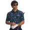 UA Matchplay Printed Polo-PNK BLU-411