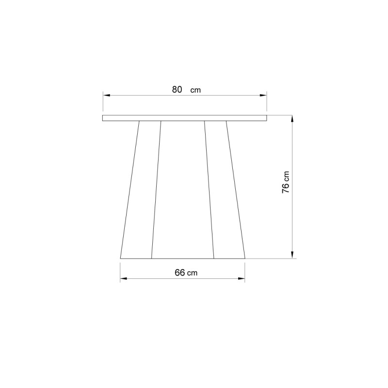 Mesa Polo 80cm