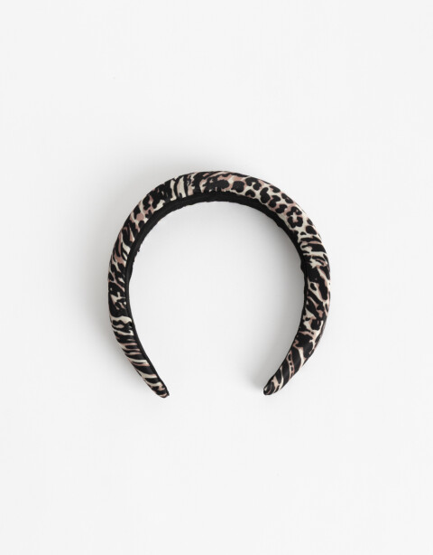 Vinchas Rígidas Estampados Vincha Rígida Semipuffy - Estampado Animal Print