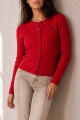 CARDIGAN OCHOS ROJO