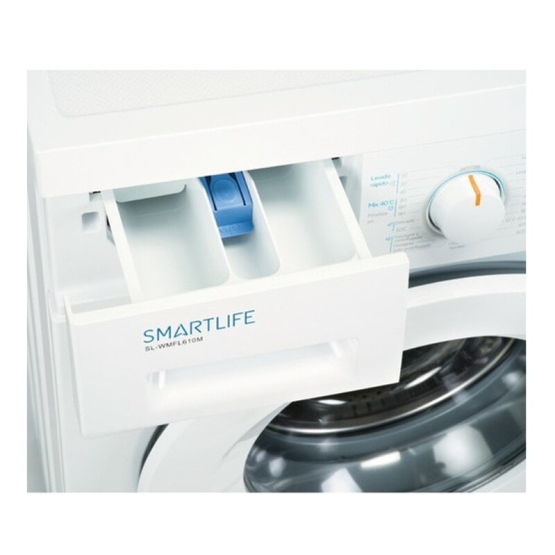 Lavarropas automático Smartlife hasta 6kg color blanco Lavarropas Automático Smartlife Hasta 6kg Color Blanco