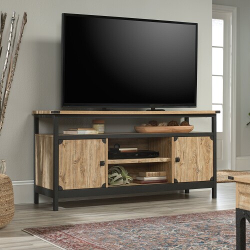 Rack para TV - Sauder - Linea Steel River Natural