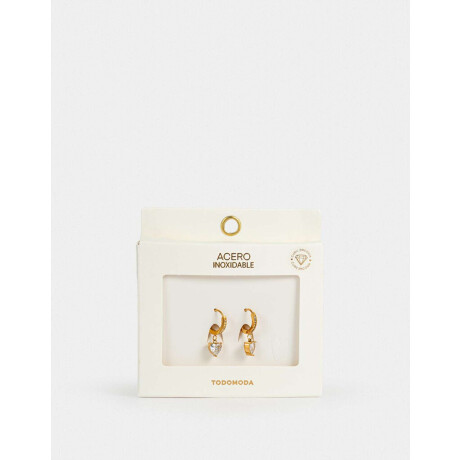 Argollas De Acero Quirúrgico Dorado