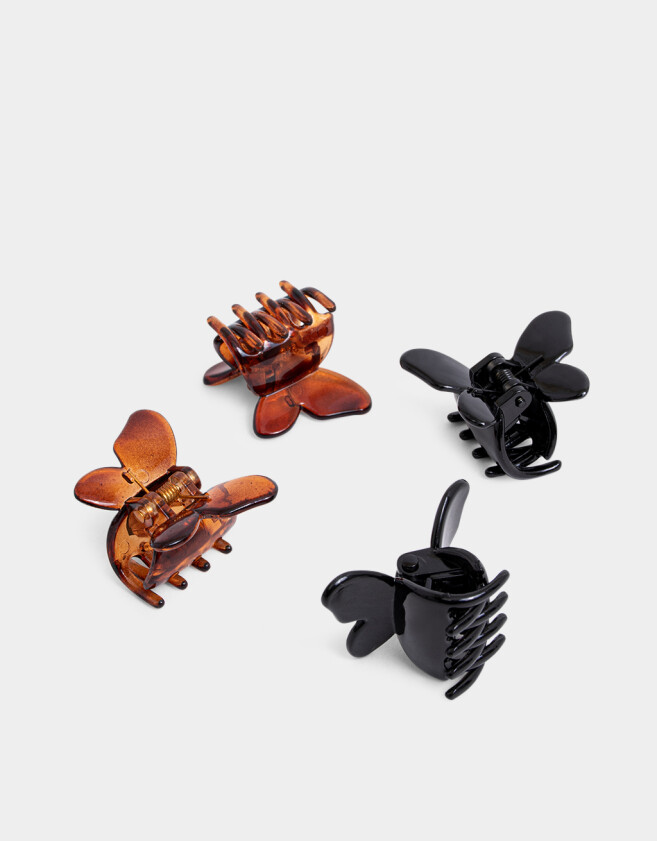 Broches Sets Carey Set De Mini Broches Mariposa - Combinacion Bicolor