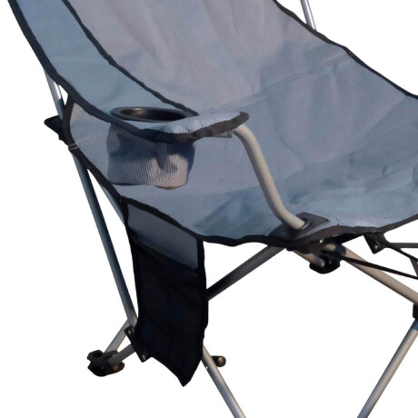 Silla de Playa National Geographic Gris Apoyapies