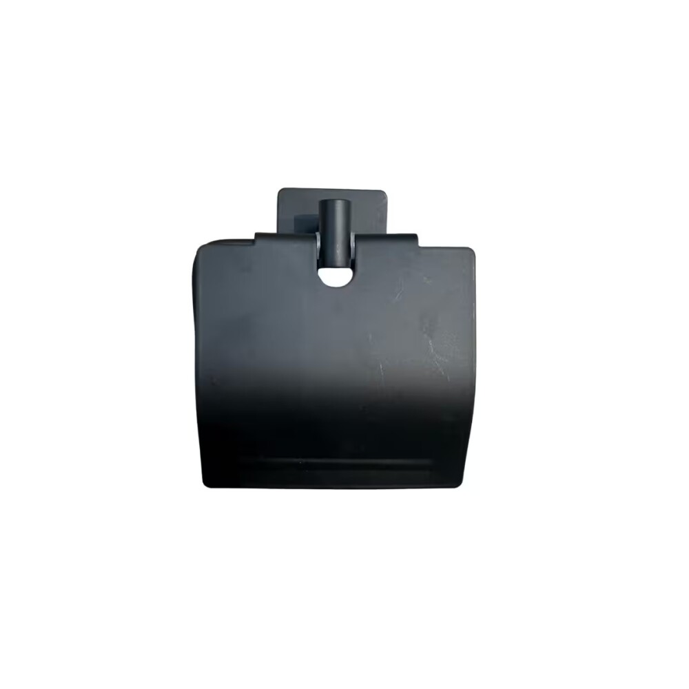 Porta rollo con tapa Negro Mate NOAR Porta Rollo Con Tapa Negro Mate Noar