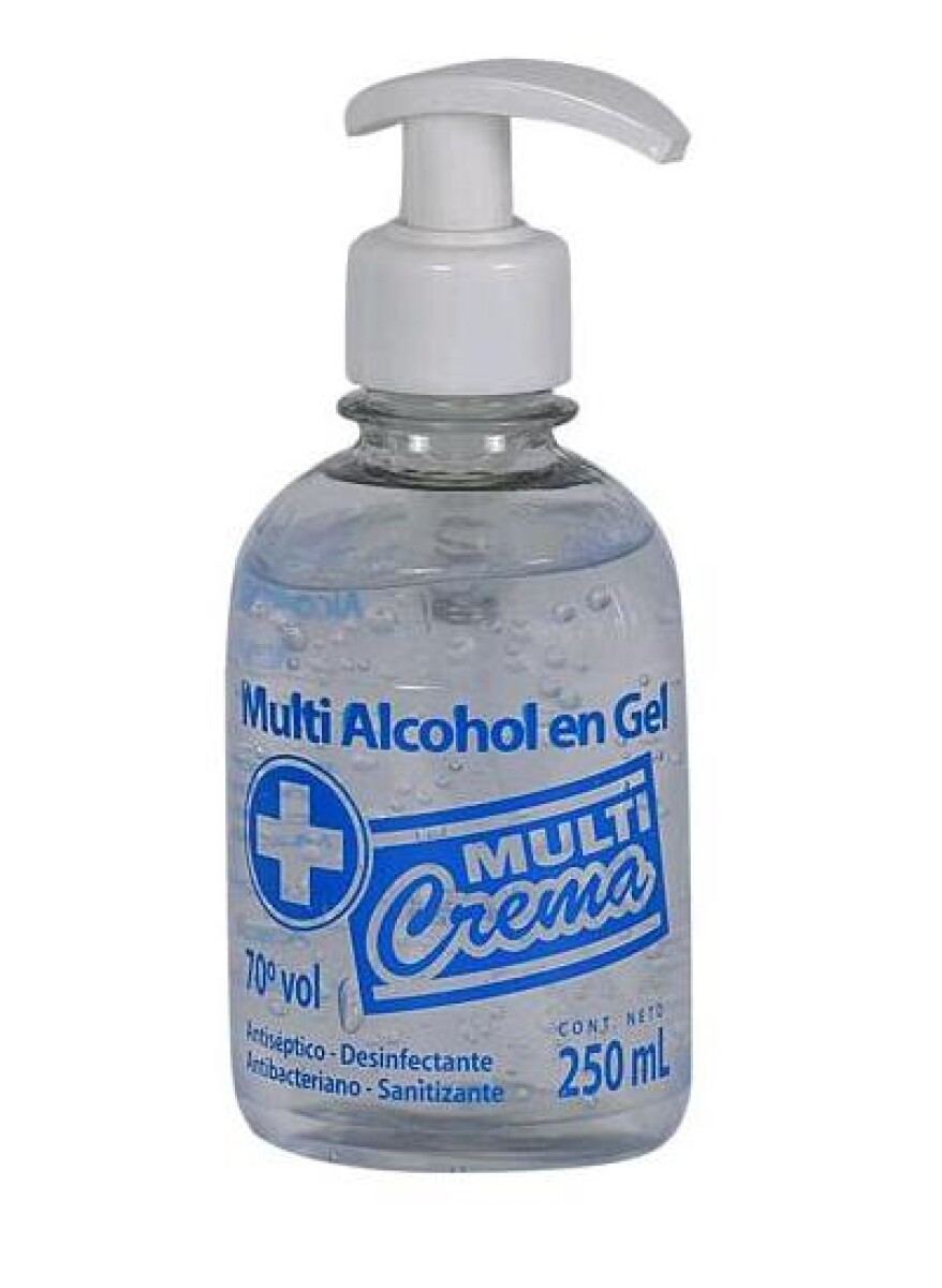 Alcohol en gel Multi Crema - Tamaño x 250 ml 