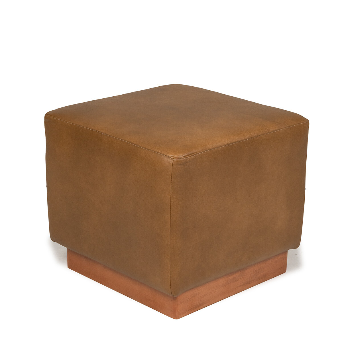 Puff Beta - Cuero Natural - 1016 (Nozes) 
