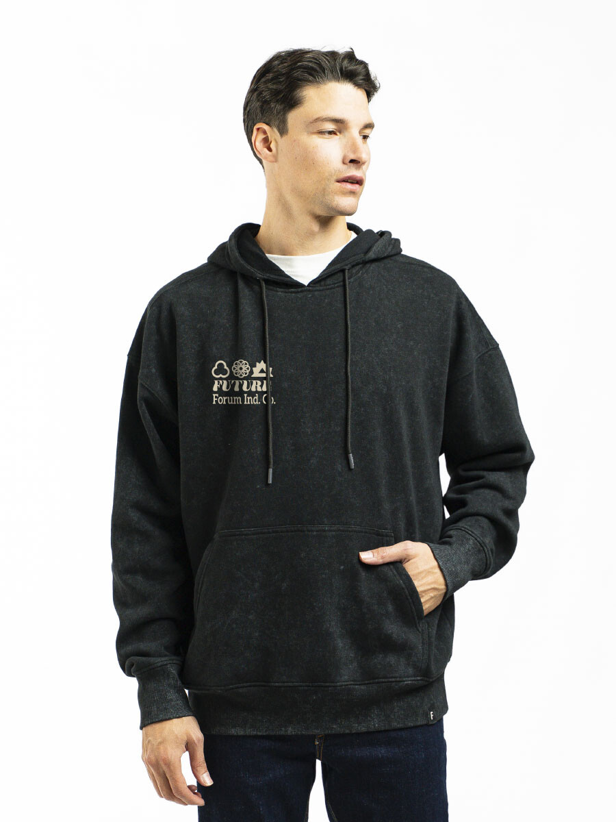 Canguro Oversize Estampado California - Negro/Fantasia 2 