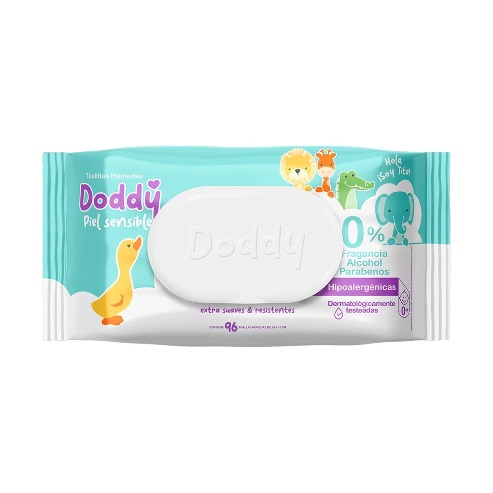 DODDY TOALLITAS HUMEDAS PREMIUN X 100 UN