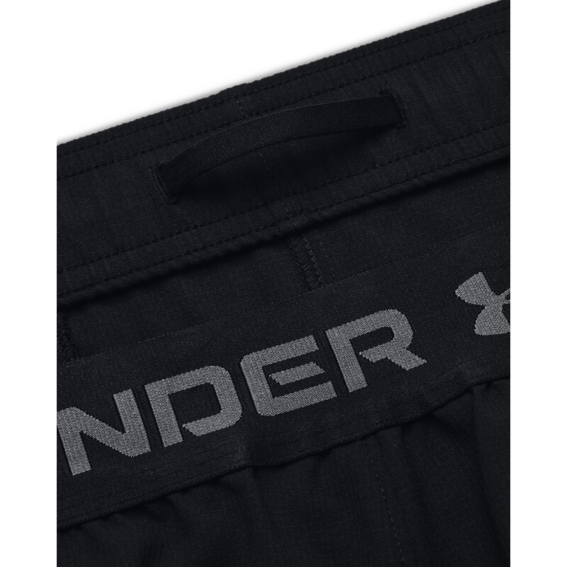 UA Vanish Woven 6in Shorts-RED BLK-001