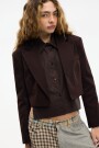 CHAQUETA CON CAMISA Marron