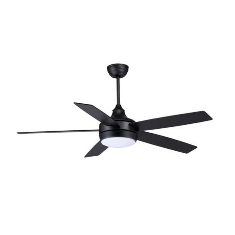 "VENTILADOR LED 24W 52"" 3CCT NEGRO C/ CONTROL" "VENTILADOR LED 24W 52"" 3CCT NEGRO C/ CONTROL"