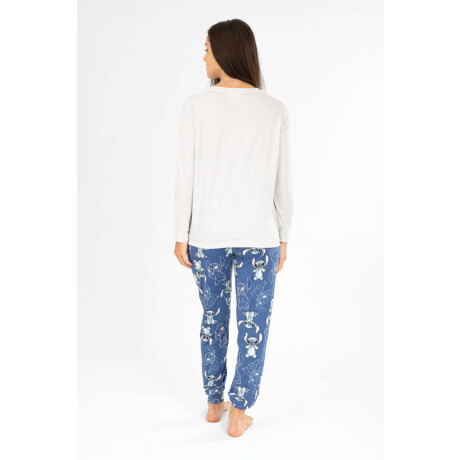 Pijama stitch illustration Azul