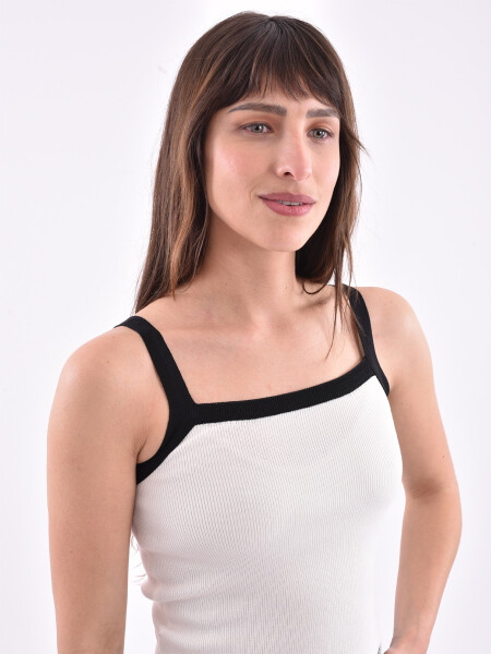 MUSCULOSA TRINA BLANCO