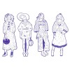 Laminas para colorear Fashion Zaho & Friends