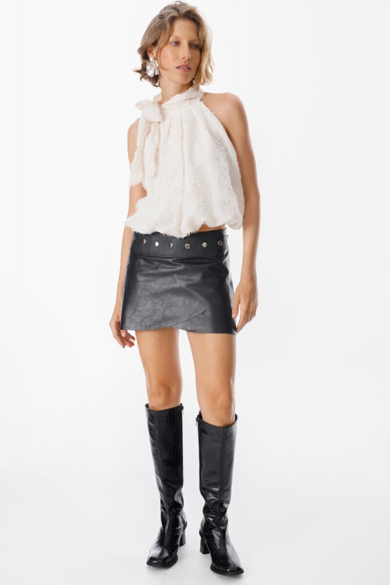 Mini Fit Leather Negro