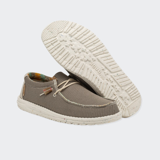 Zapatos Hey Dude Wally Eco Sox Slip-On Gris