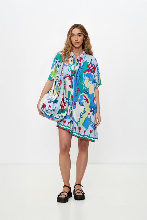 PREVENTA Túnica Tulip multicolor