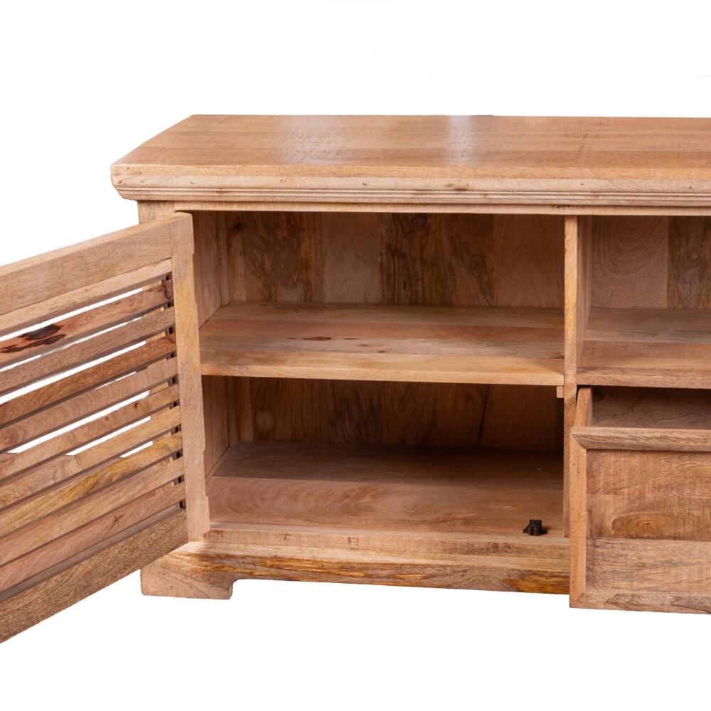 RACK PARA TV MADERA-DE-MANGO NATURAL-BEIGE JUSTINO NATURAL