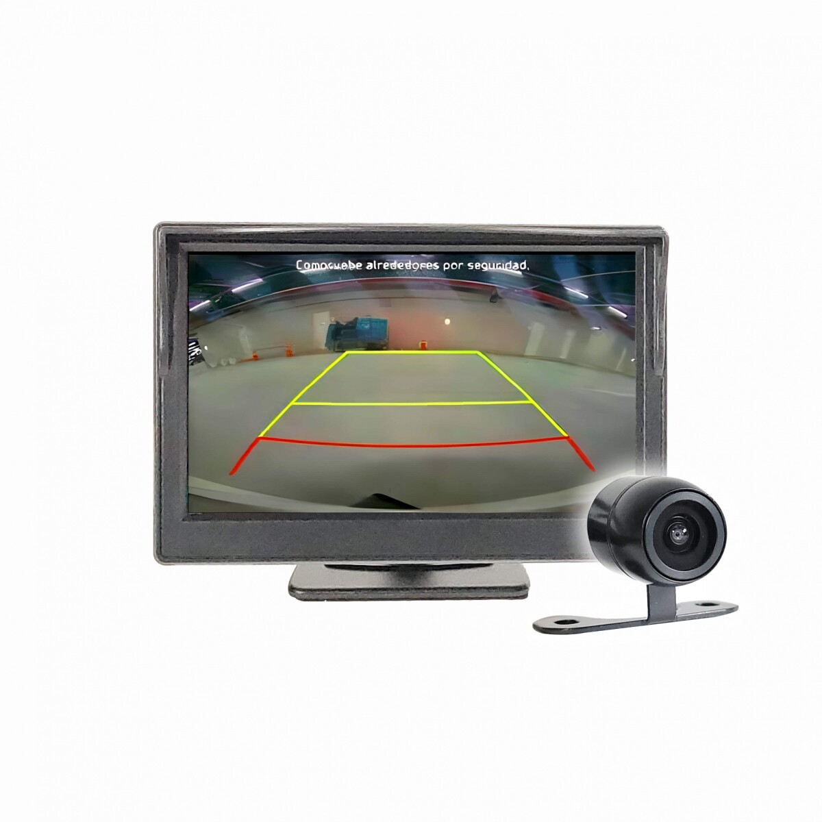 Kit Camara De Retroceso Con Monitor 5" 