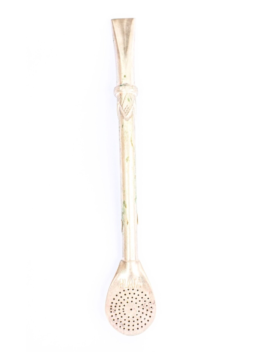 Bombilla De Plata y Oro - s23 