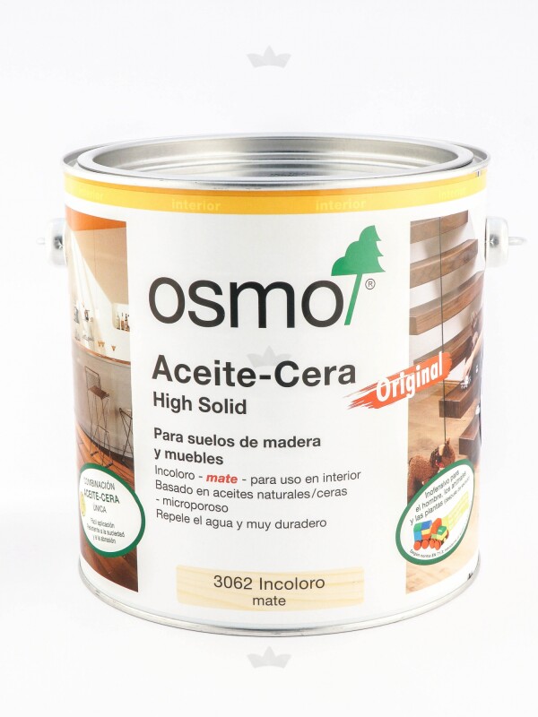 OSMO 3062 ACEITE-CERA ORIGINAL MATE 2.5 LT. N/A