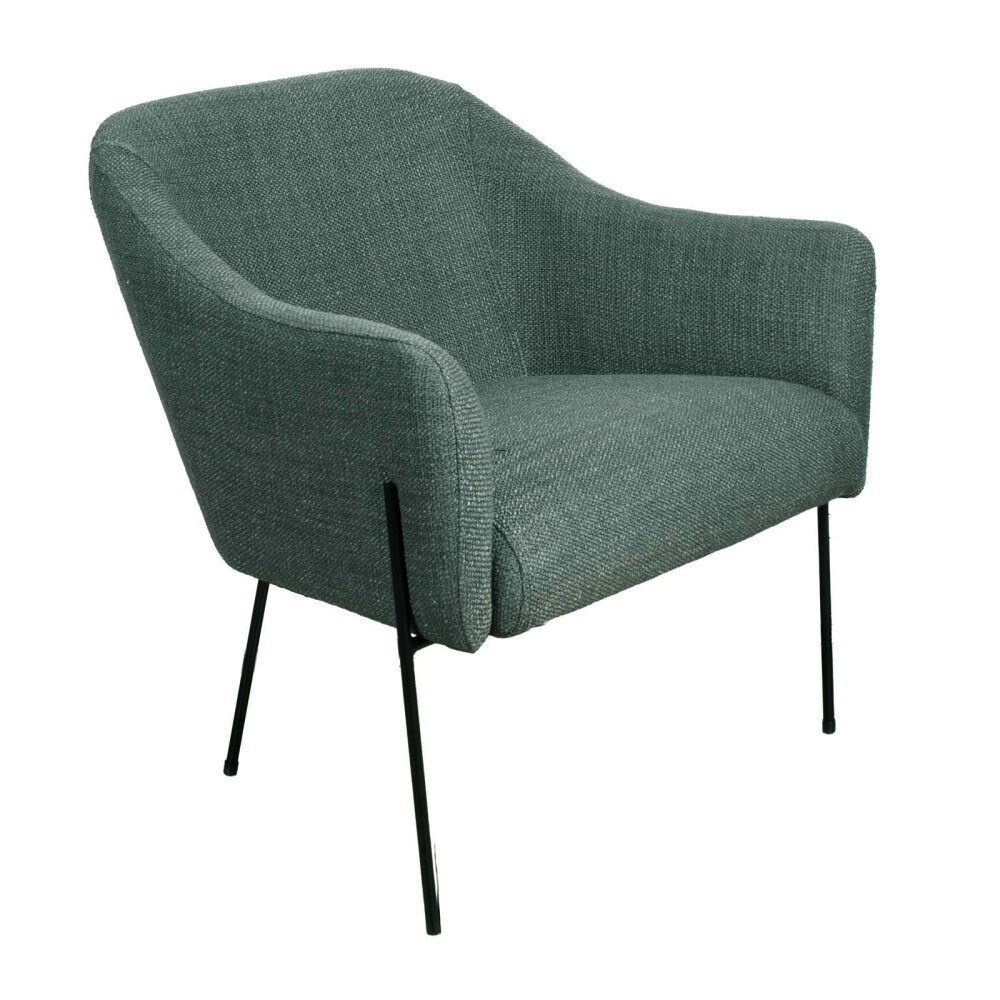 BUTACA TELA-Y-METAL VERDE BERNA VERDE OSCURO