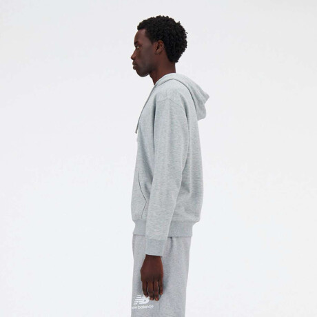 Abrigo Essentials French Terry Logo De Hombre Gris