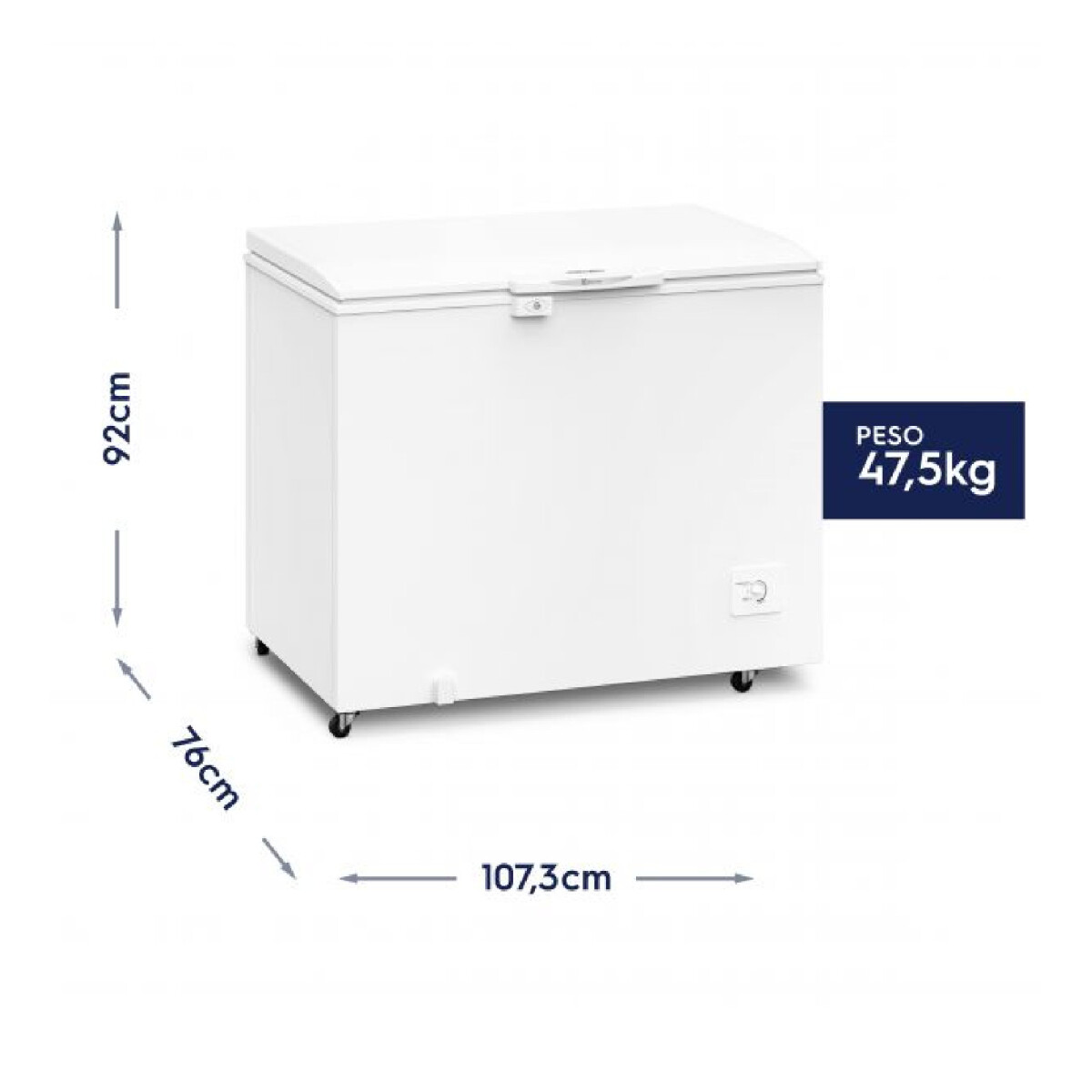 Congelador Electrolux 324Lts Horizontal Blanco H330 