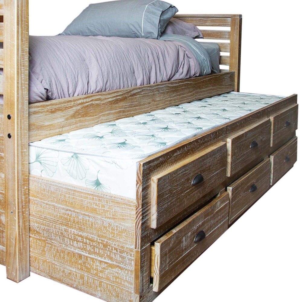 CAMA MARINERA MADERA NATURAL-BEIGE MONTAUK