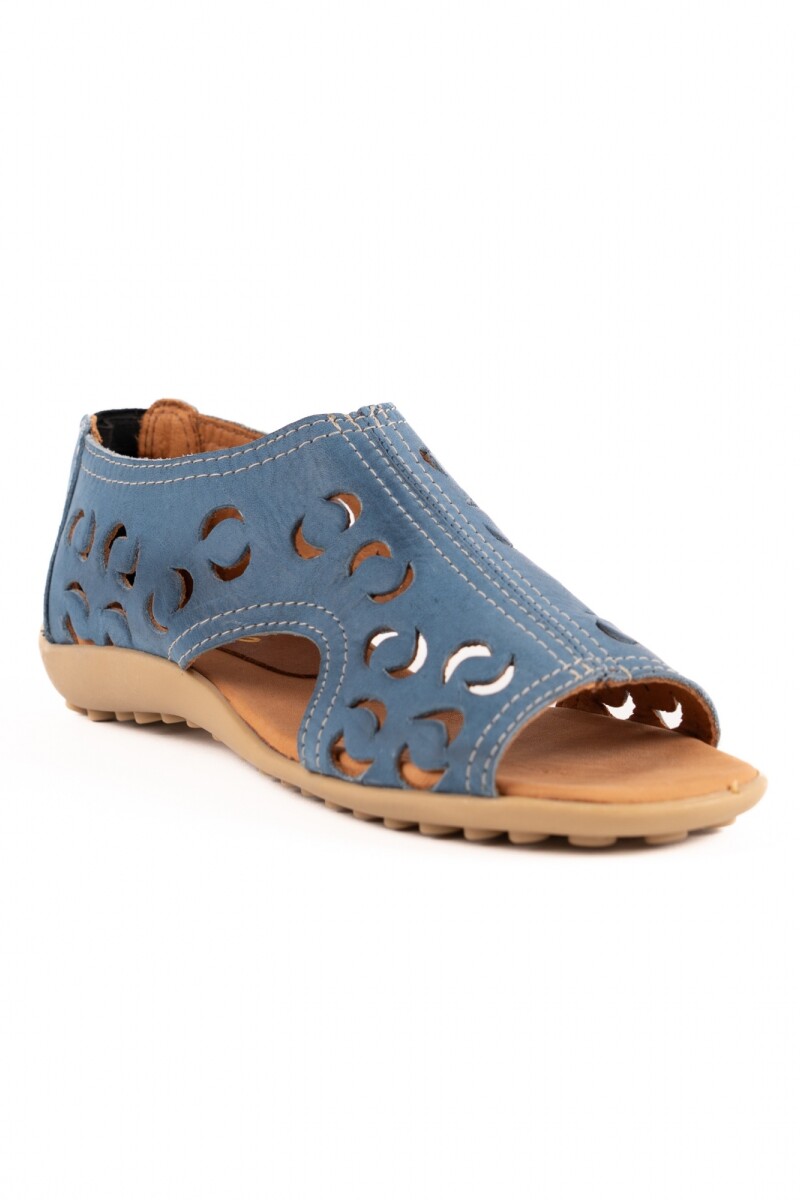 Sandalia Circulos Azul
