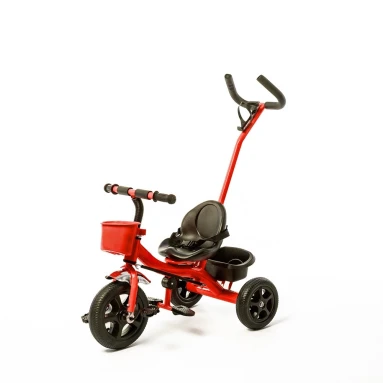 Triciclo con Manija Rojo
