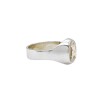 Anillo Profesión Constructor-Plata y Oro-Sin Piedra-AP5012 Sinpiedra