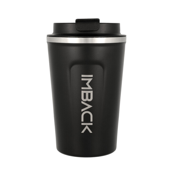 Vaso Termico Para Cafe 380 Ml Acero Inoxidable Imback Mug Bebidas Con Tapa Rosca Color Negro Vaso Termico Para Cafe 380 Ml Acero Inoxidable Imback Mug Bebidas Con Tapa Rosca Color Negro